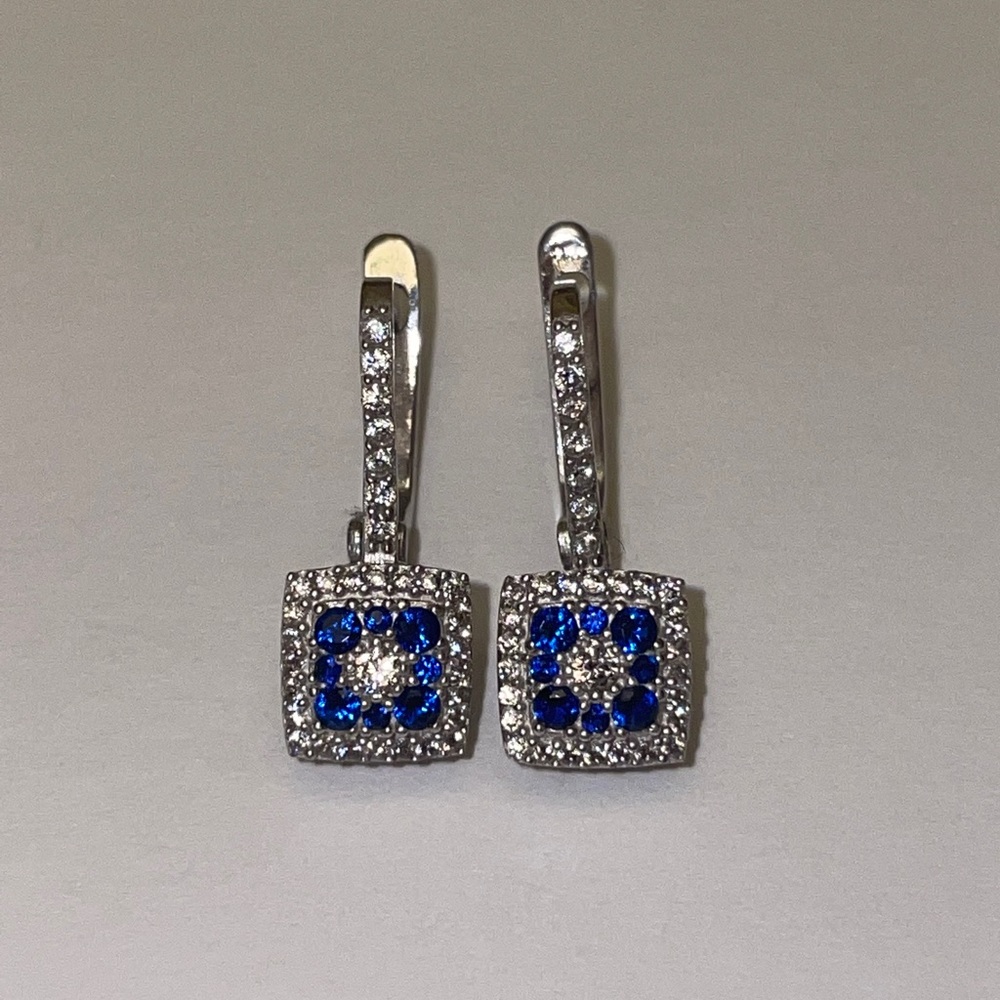 Sterling Silver Evil Eye Earrings